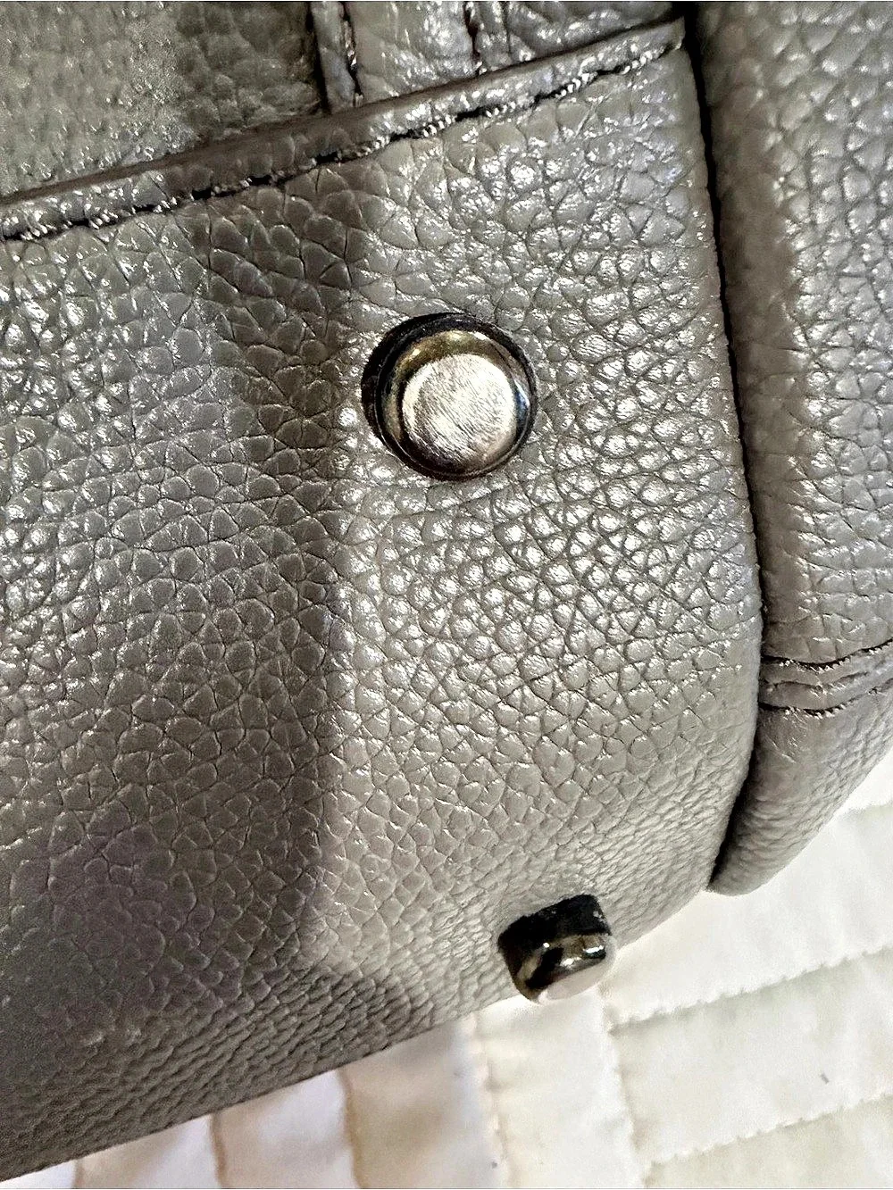Coach Edie 31 Shoulder Bag Gray